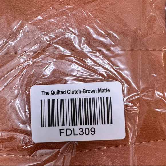 New Fawn Bag Crossbody Design Womens Brown Quilted Clutch Shoulder Bag - Picture 5 of 6